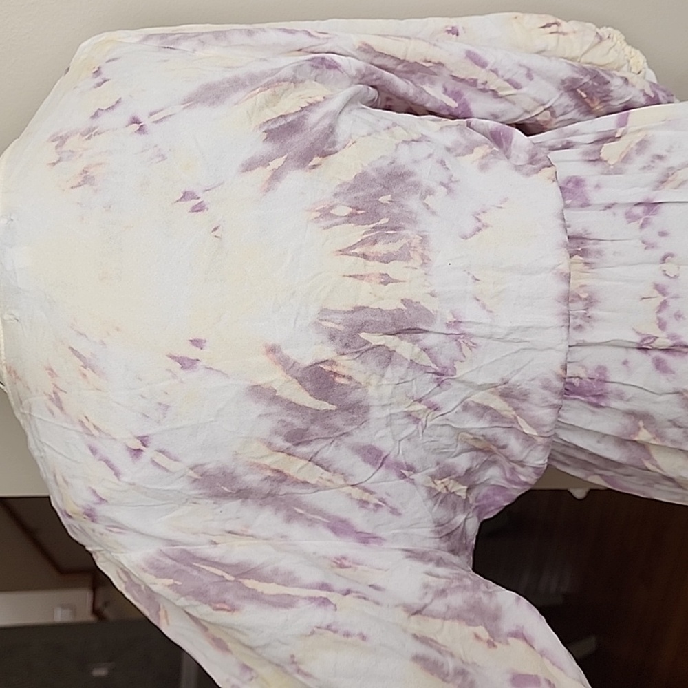 Young Fabulous &Broke Asymeteic Faux Wrap Tie Dye Dress Size Medium EUC - Picture 9 of 11